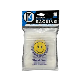 10-Pack Bag King Have a Kind Day Wide Mouth Mylar Bag | 1/8th ounce