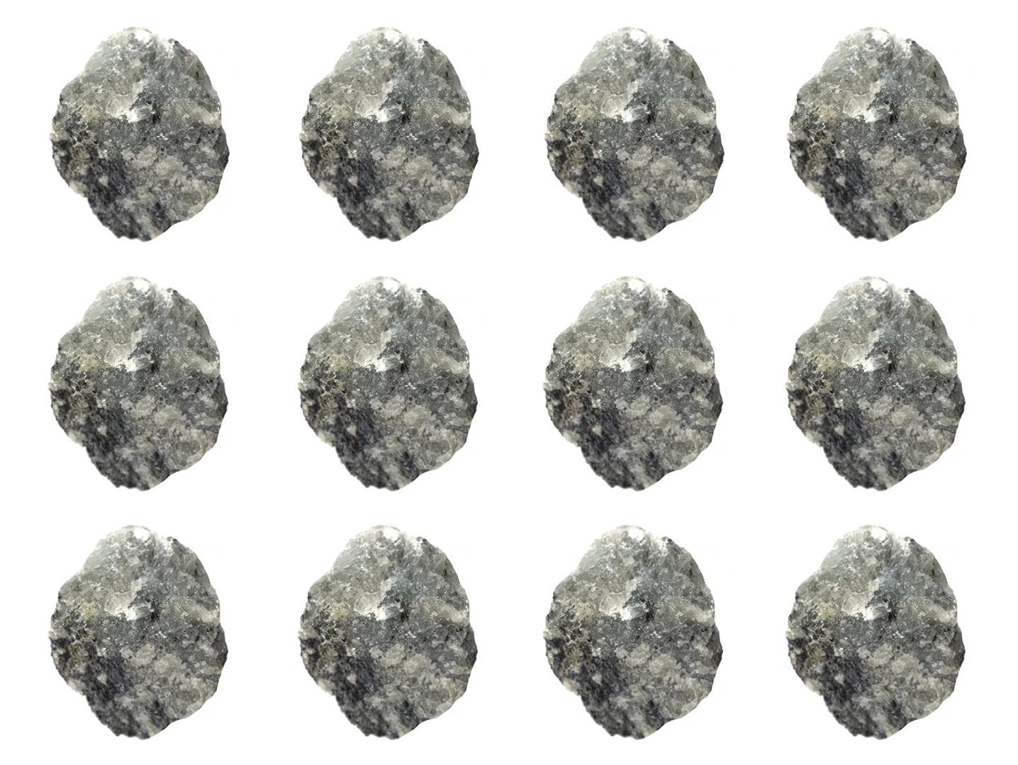 12PK Raw Labradorite, Sedimentary Rock Specimens - Approx. 1" - Geologist Selected & Hand Processed - Great for Science Classrooms - Class Pack - Eisco Labs