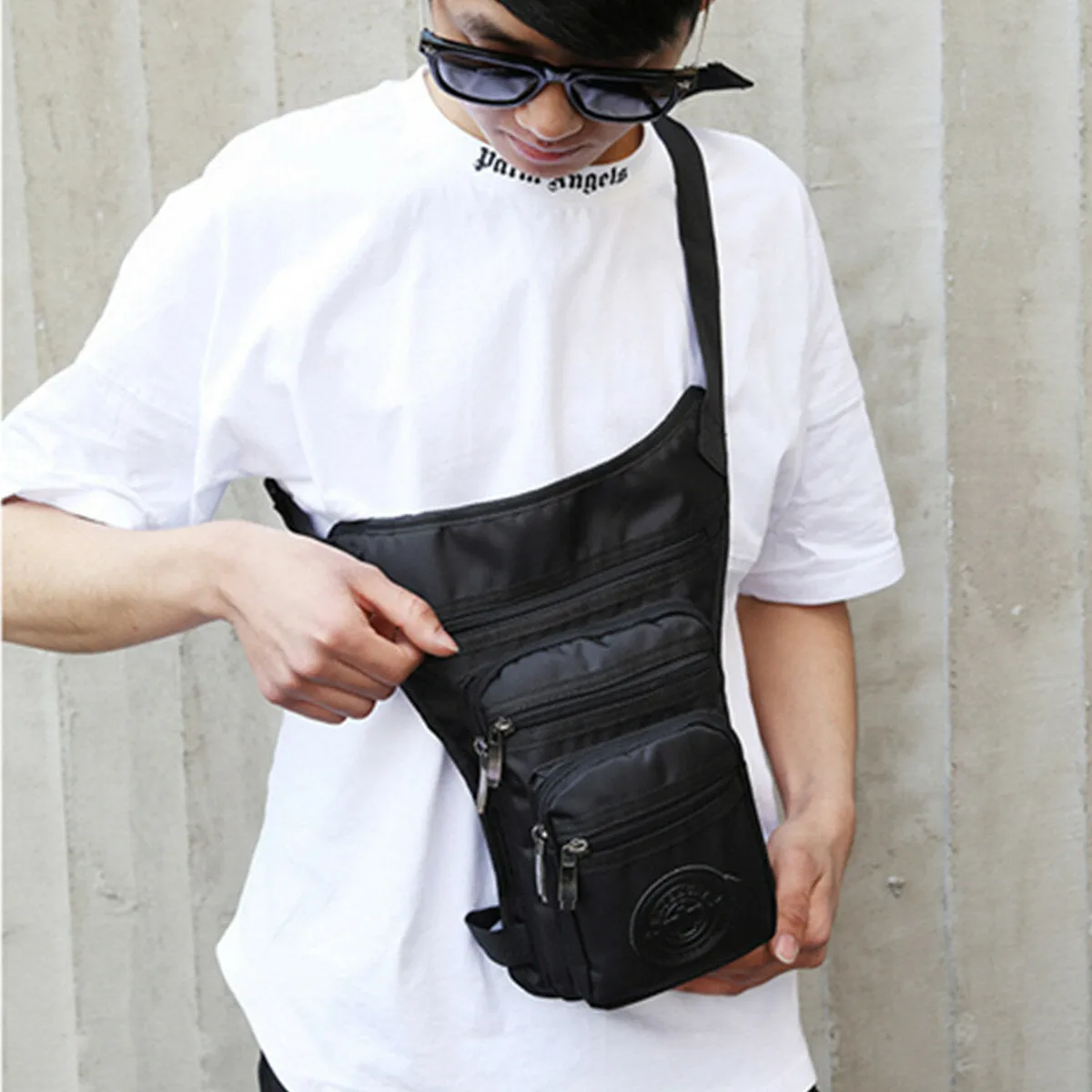 17x8x31cm Waist Leg Bag Waterproof Bike Hip Belt Pack Pouch Cycling Bicycle