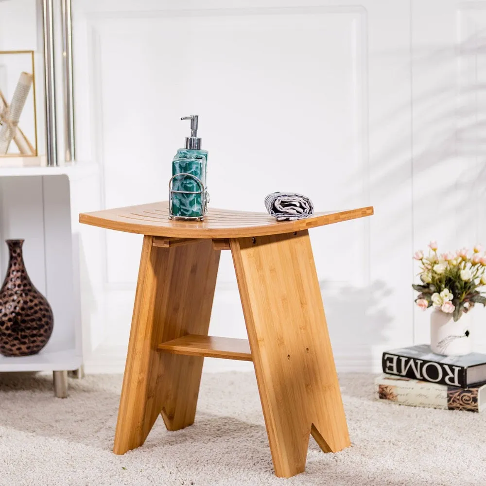 18" Bamboo Shower Bench