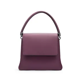 Amy Flap Over Handbag - Purple