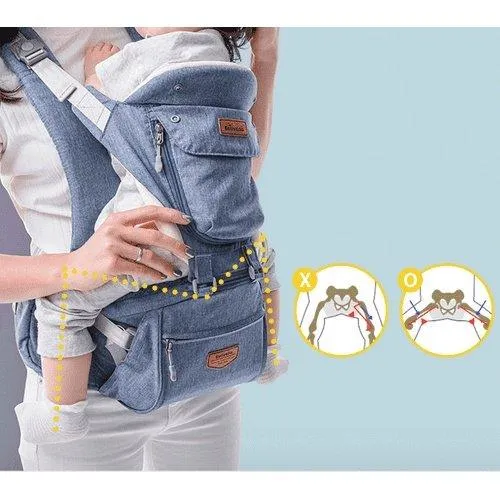 Baby Carrier with Hip-seat