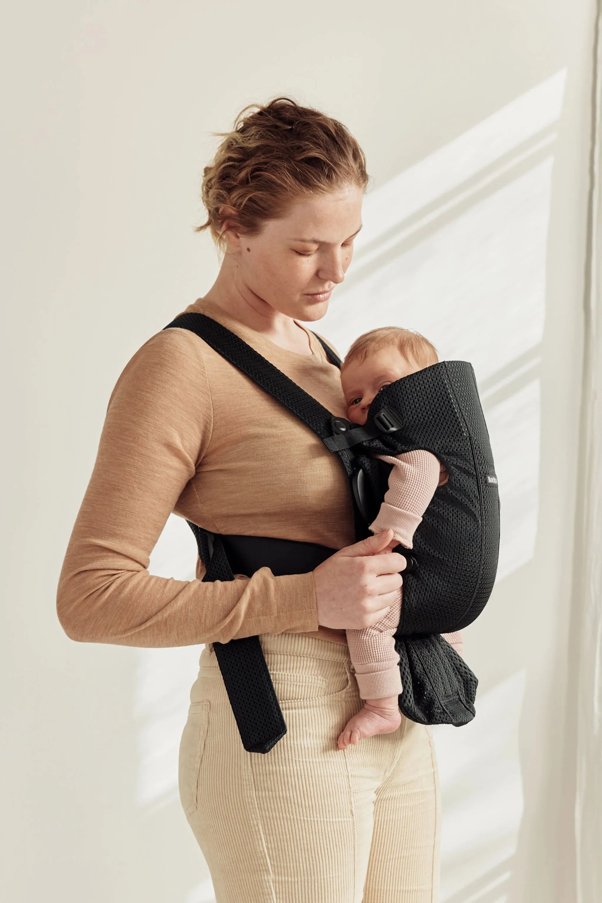 BabyBjorn Draagzak Mini 3D Mesh Zwart