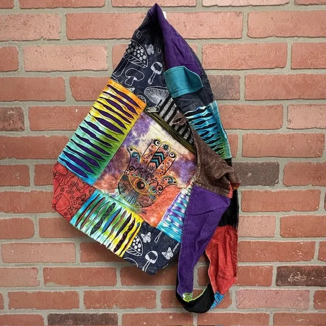 Bag - Shoulder Hobo - Hamsa Hand