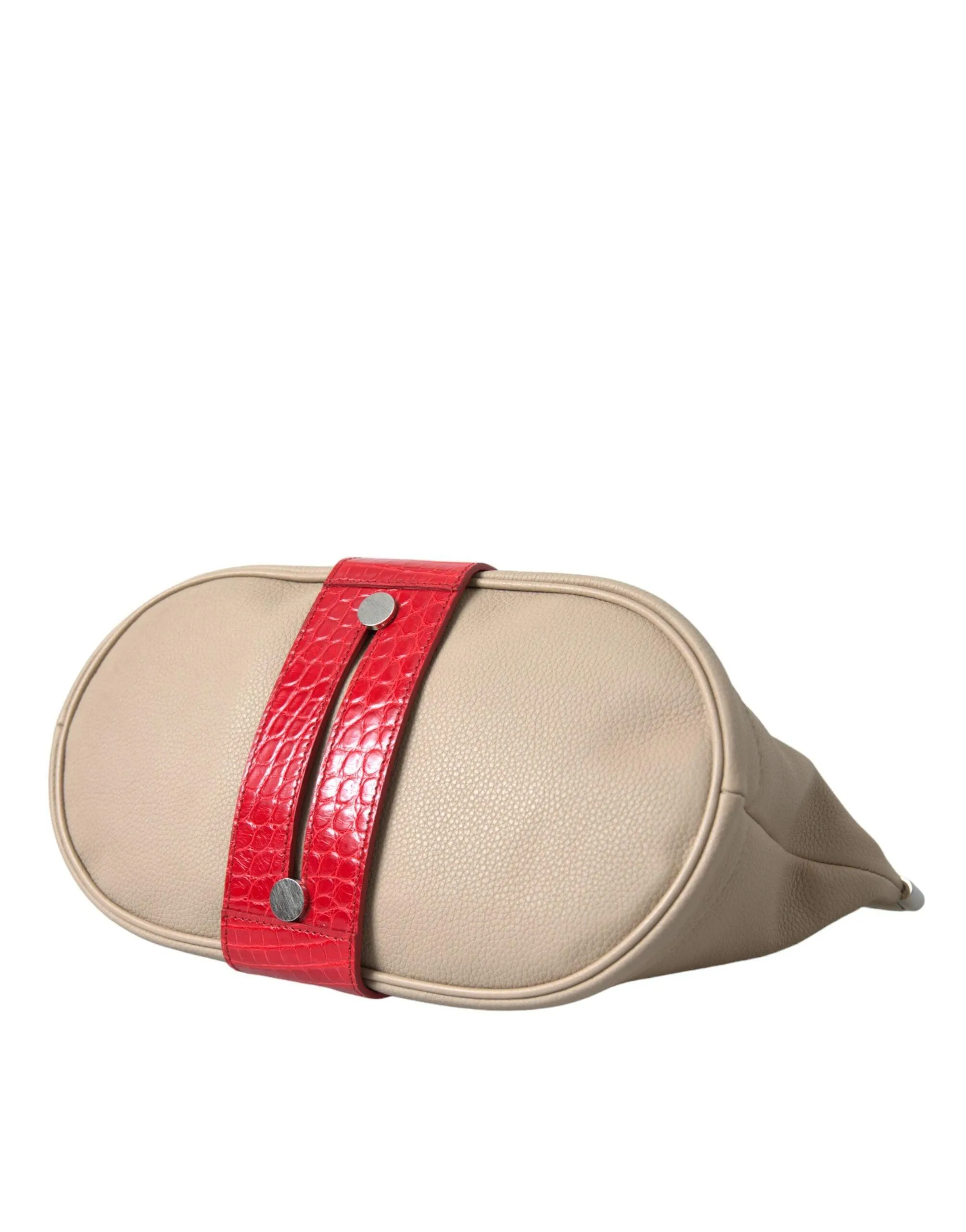 Balenciaga Two Tone Leather Clutch Bag