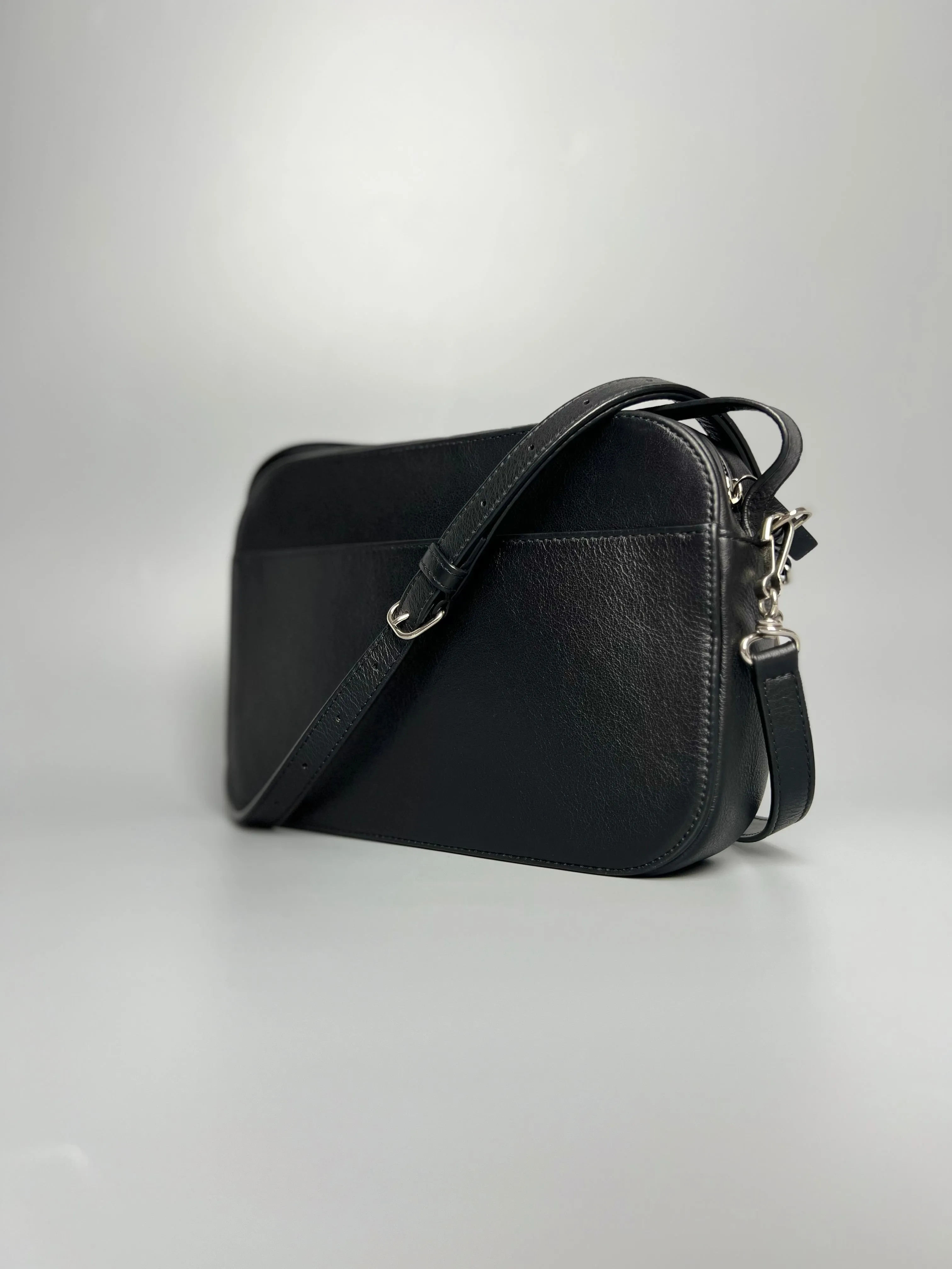 BALENCIAGA Zip Black Crossbody Bag For Unisex