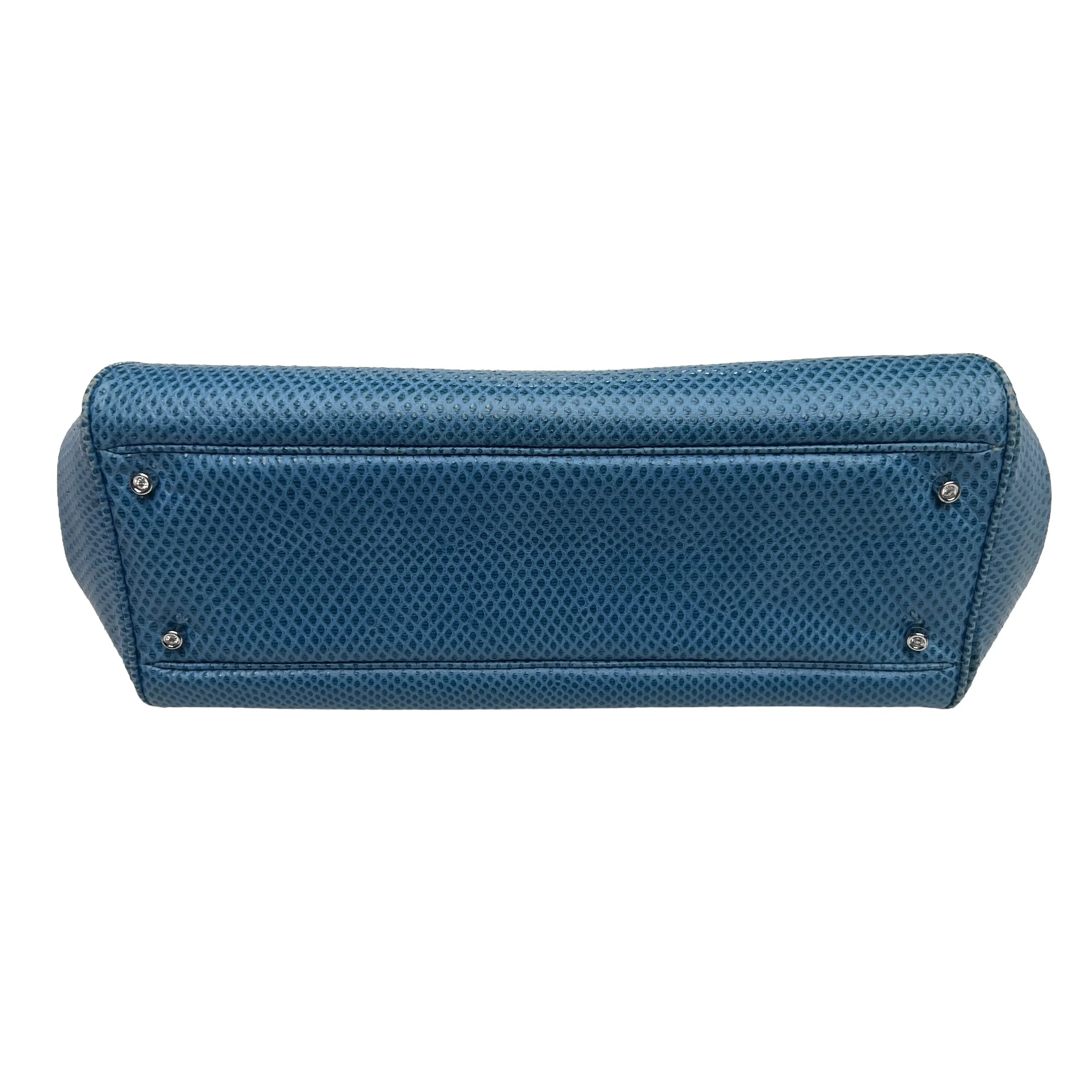 Blue Lezard Clutch w/Crystals