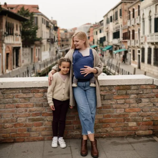 Boba Bliss Buckled Wrap Carrier v2 - Navy