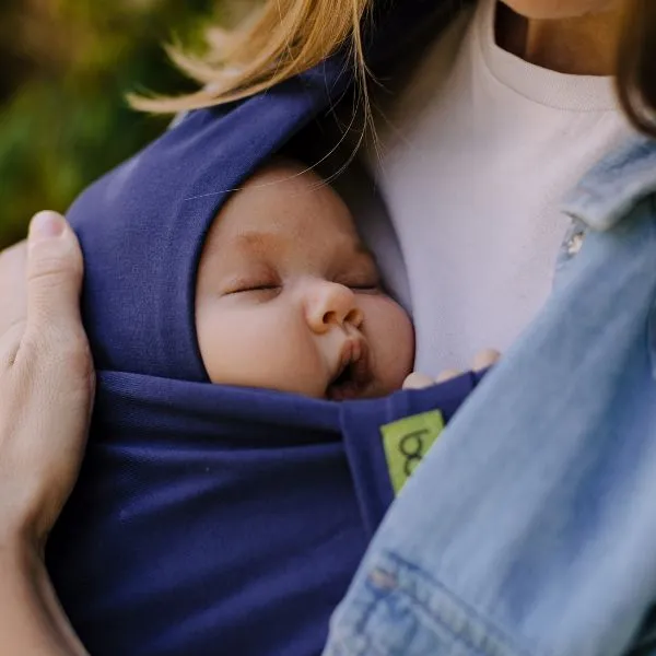 Boba Bliss Buckled Wrap Carrier v2 - Navy