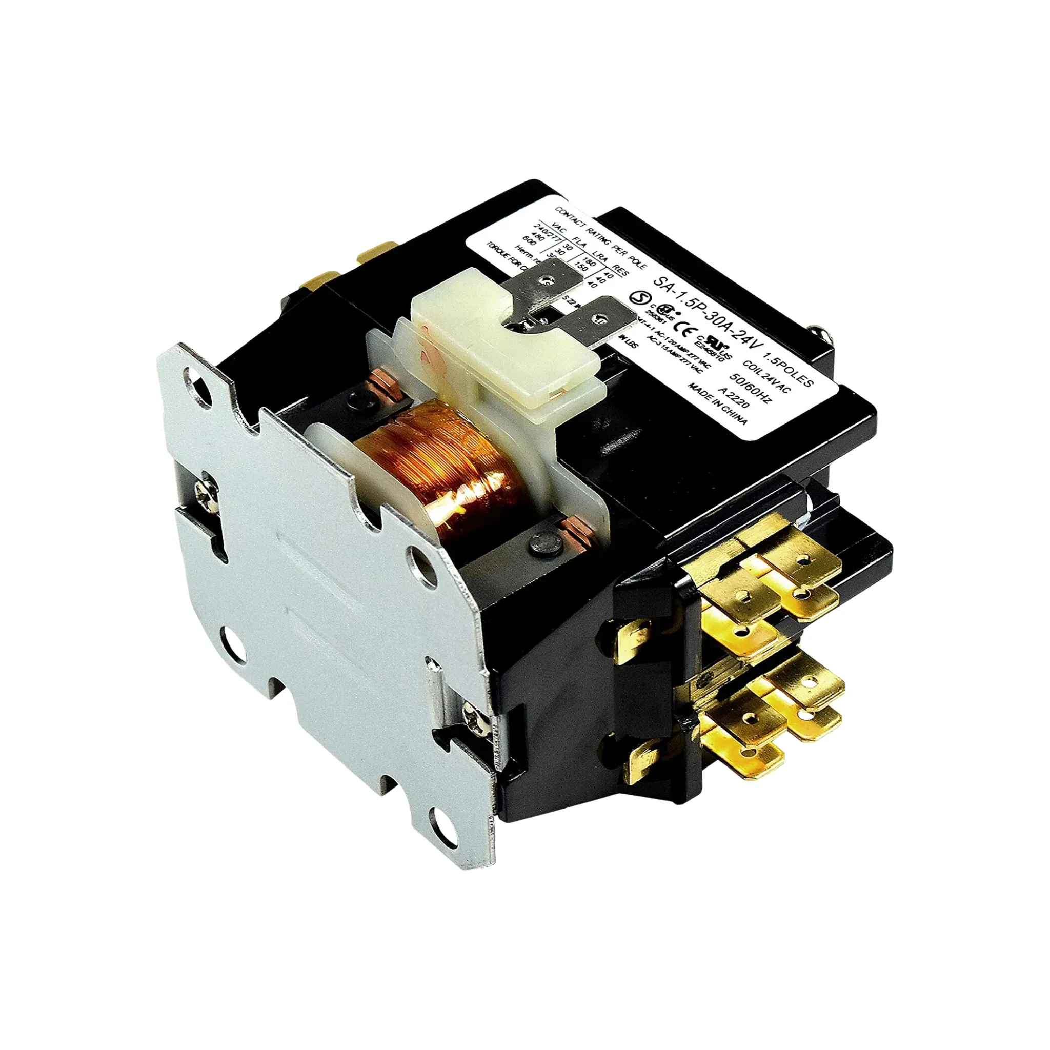 Carrier P282-0311 24 V, 30 A, 1-Pole Contactor