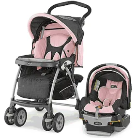 Chicco KeyFit 30 Cortina Travel System Bella Pink