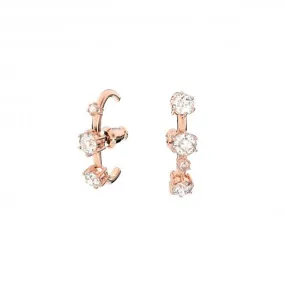 Constella Hoop Crystal Rose Gold-tone Plated Earrings 5620130