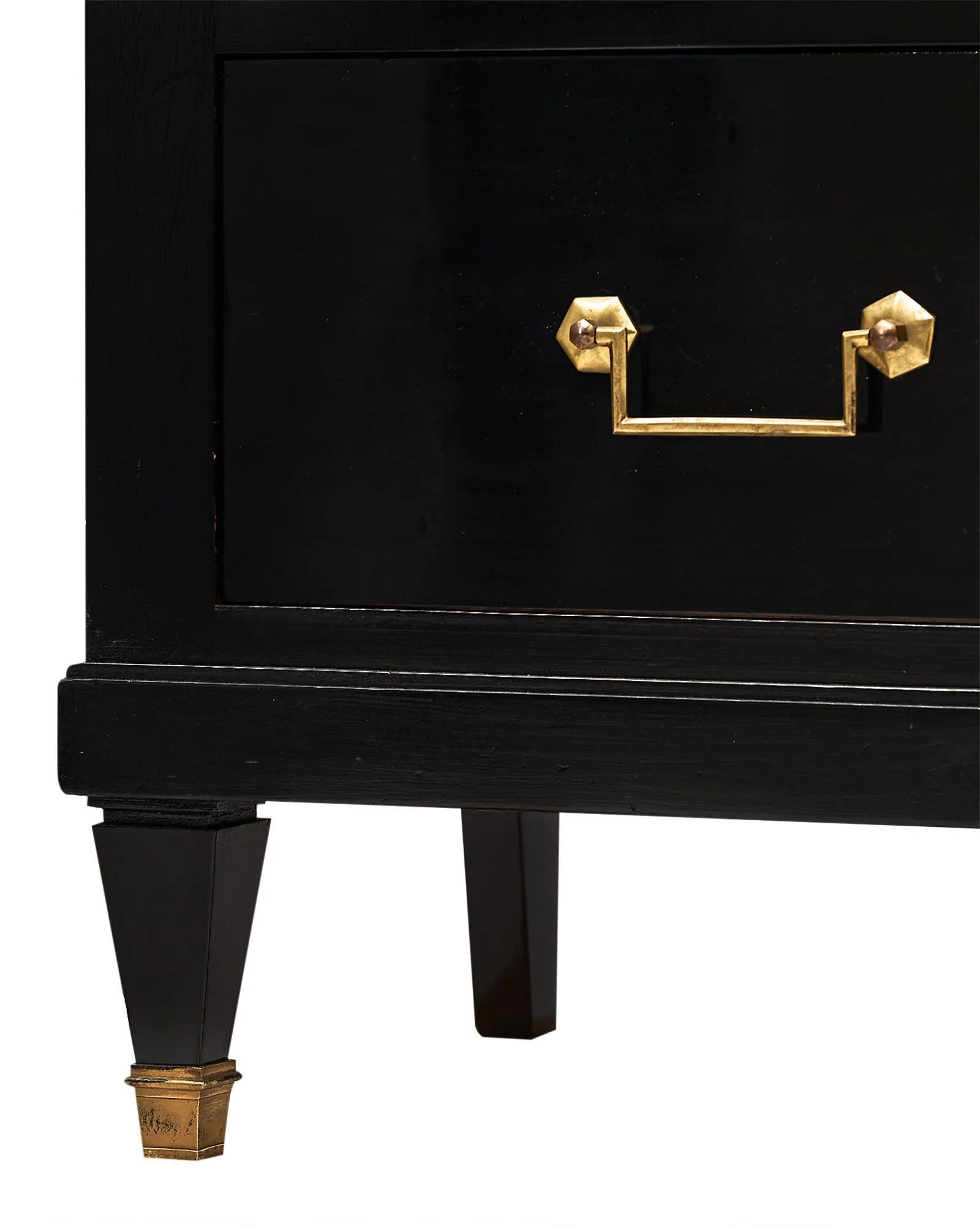 Directoire Style Ebonized Chest of Drawers