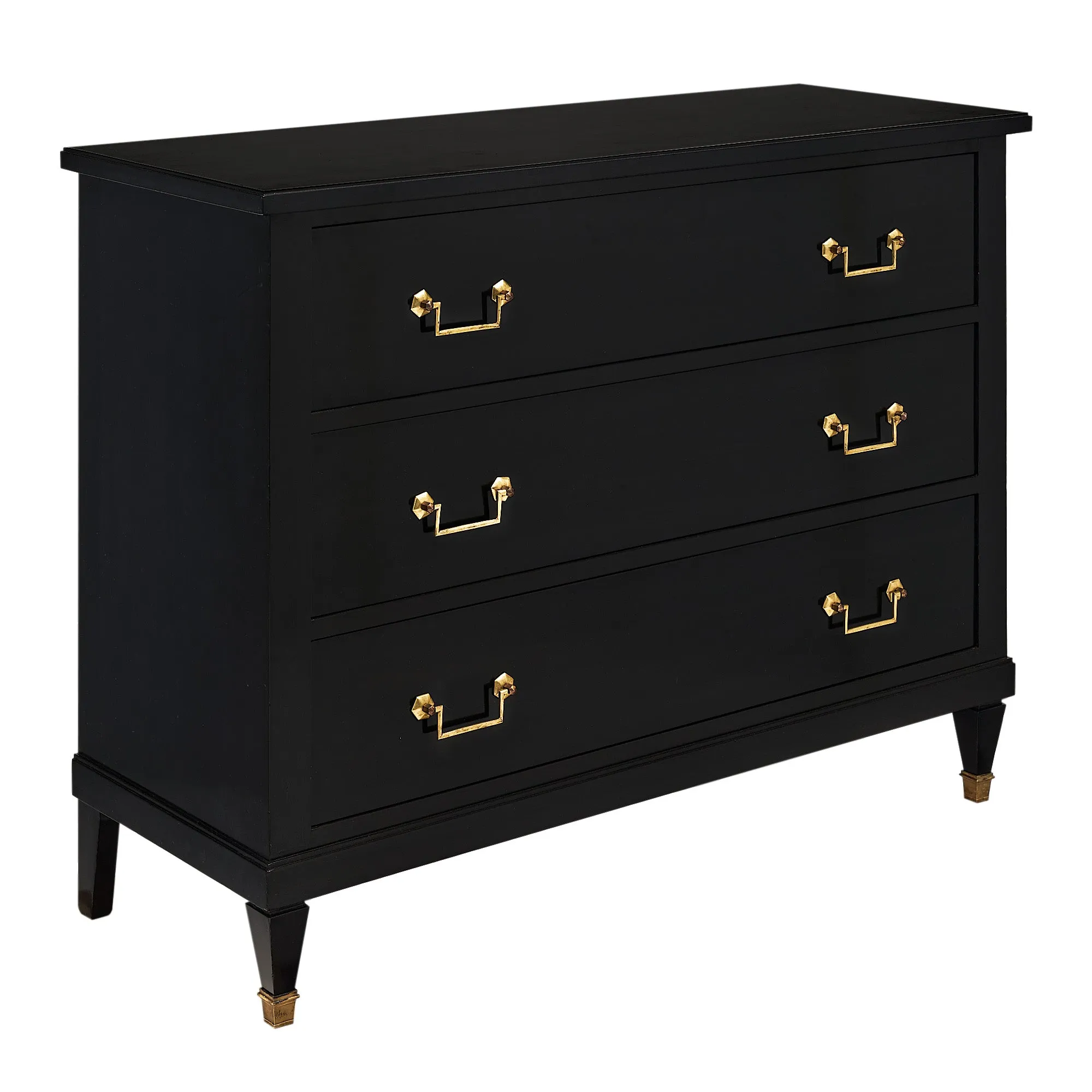Directoire Style Ebonized Chest of Drawers
