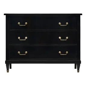 Directoire Style Ebonized Chest of Drawers