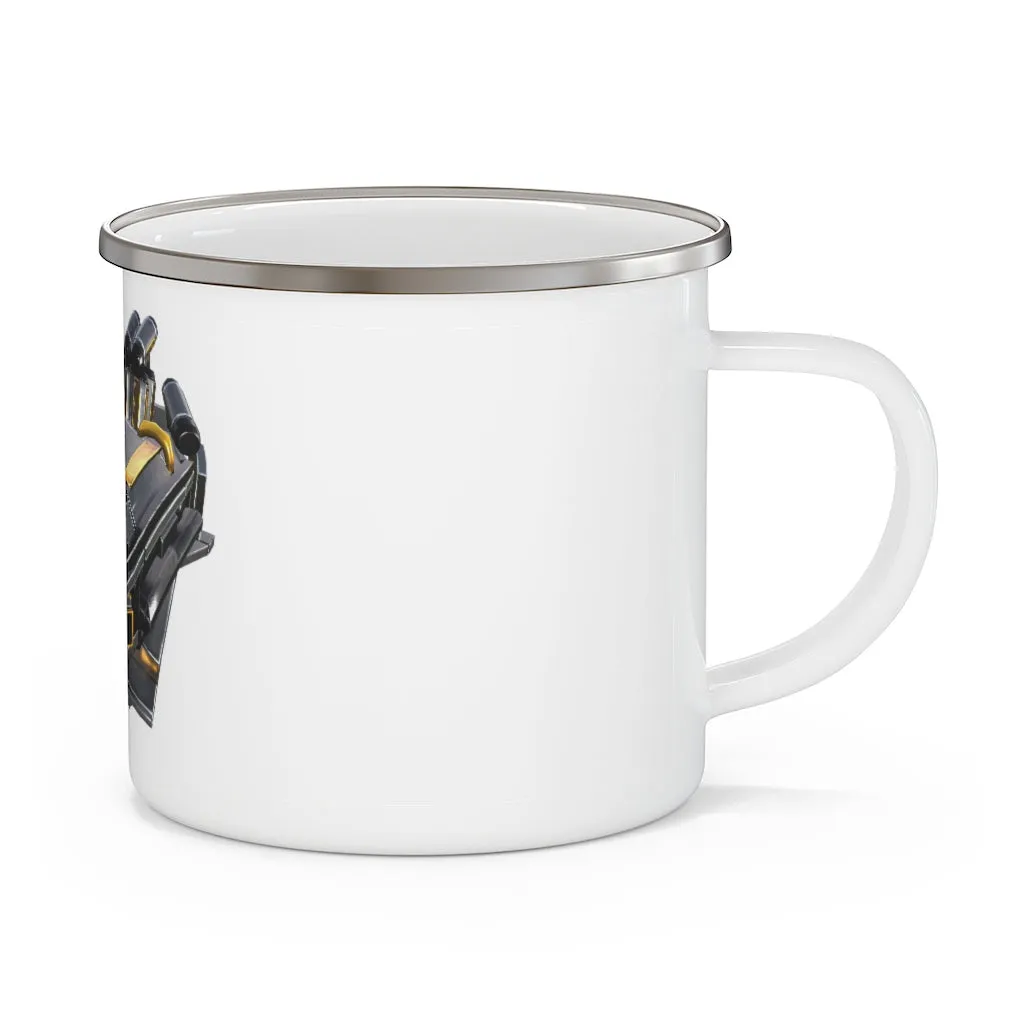 Drone Enamel Camping Mug