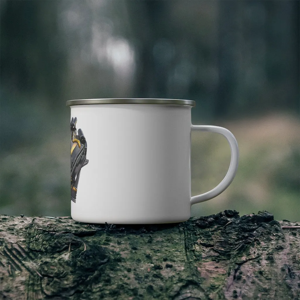 Drone Enamel Camping Mug