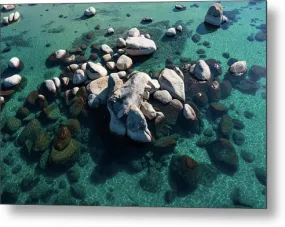 East Shore Boulders - Metal Print