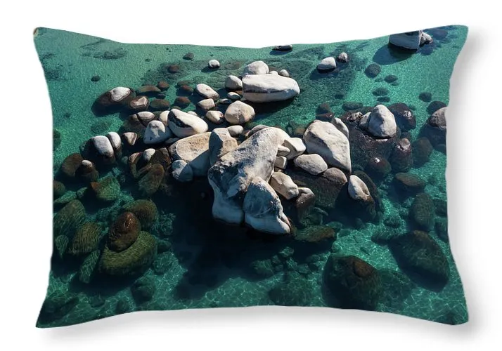 East Shore Boulders - Throw Pillow