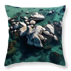 East Shore Boulders - Throw Pillow