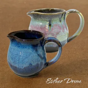 Esther Drone Pottery Creamers and Pitchers