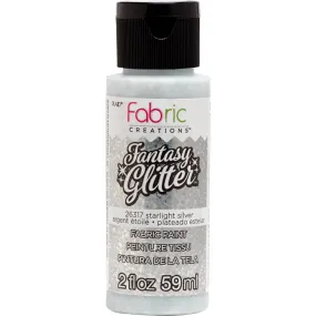 Fabric Creations Fantasy Glitter -Pixie Pink