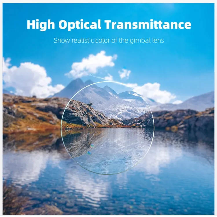 For DJI Neo Sunnylife 2pcs Tempered Glass Drone Lens Film (Transparent)