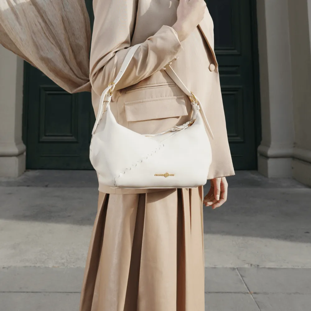 Fortune Cookie Shoulder Bag - White