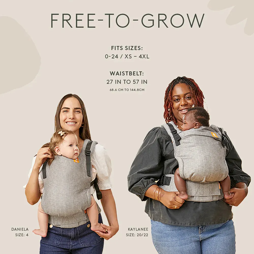 Free-to-Grow Baby Carrier, Mesh - Overcast