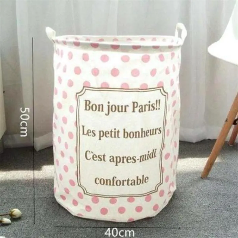 French Analogy Nursery Storage Laundry Basket