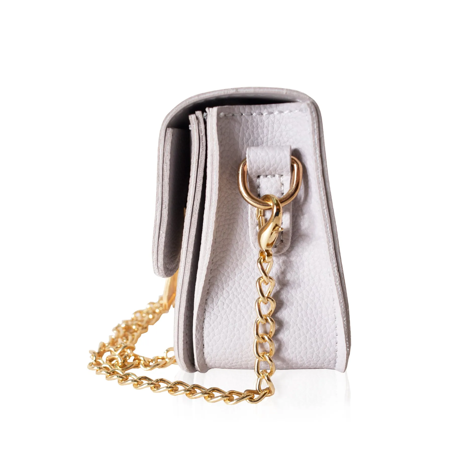 Grey square Clutch Bag - W-1108