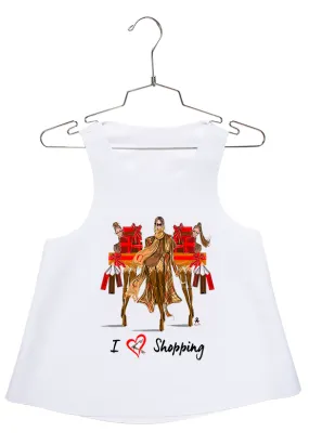 I Heart Shopping Racerback