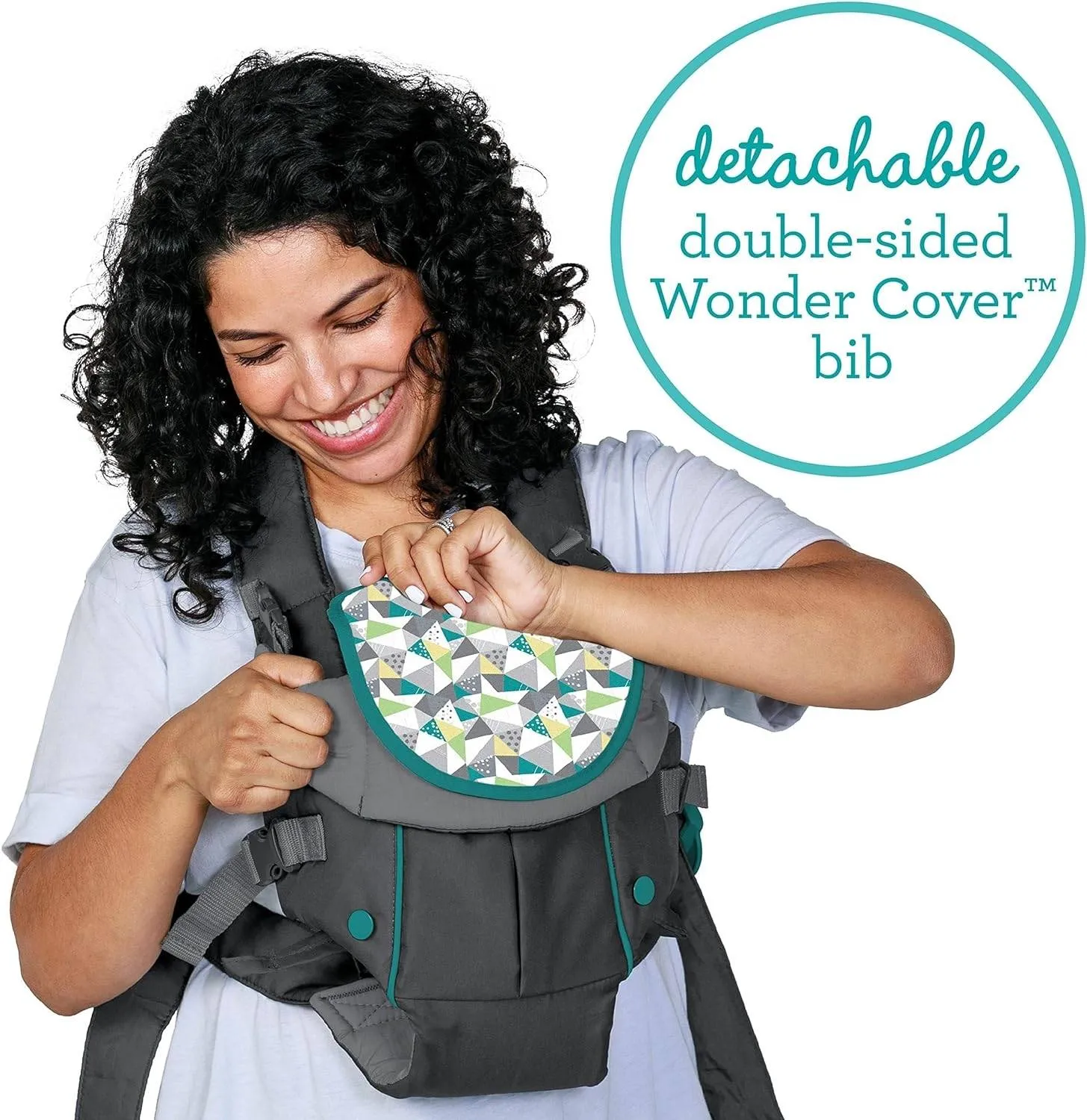 Infantino Swift Classic Carrier With Pocket Grey Birth to 12 Months
