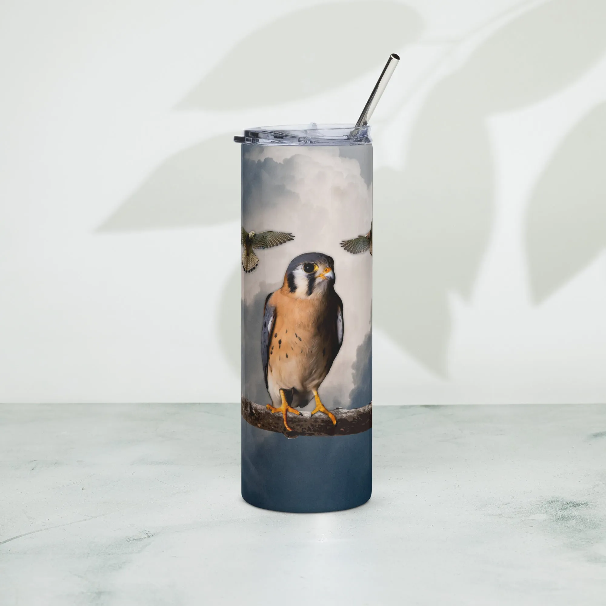 Kestrel Stainless Steel Tumbler - Brilliant gift for the birder in your family