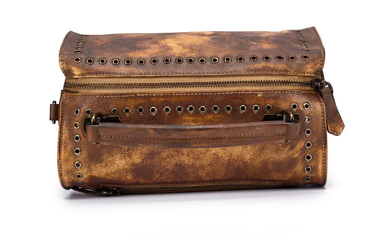 Ladies Brown Leather Crossbody Purse Leather Shoulder Bag