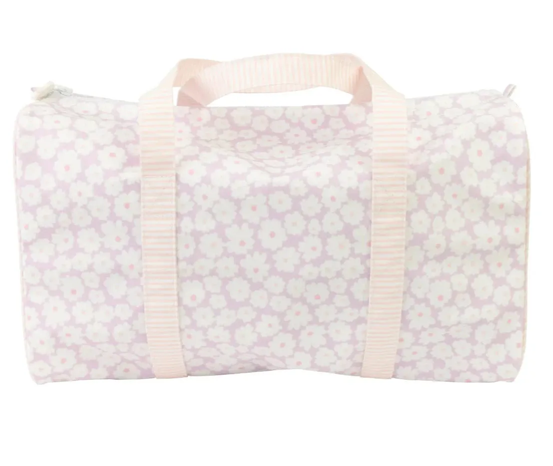 Lavender Daisies Duffle Bag