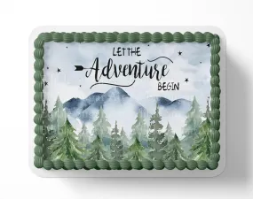 Let the Adventure Begin, Adventure Awaits Baby Shower Cake Topper,  Adventure is about to begin Baby shower,  Adventure baby shower
