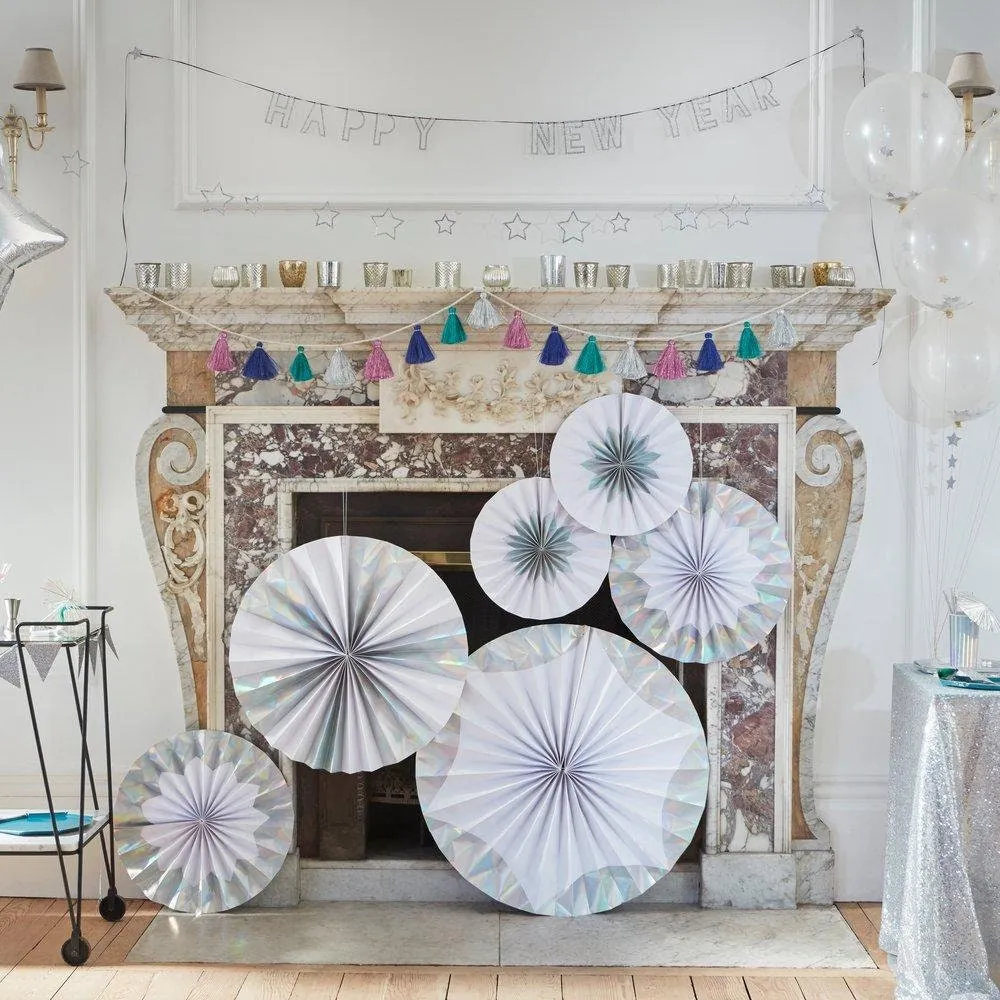 Metallic Tassel Garland, Add Some Sparkle To Your Next Party with this 10 Foot Garland including 16 Metallic Tassel Pennants by Meri Meri