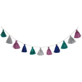 Metallic Tassel Garland, Add Some Sparkle To Your Next Party with this 10 Foot Garland including 16 Metallic Tassel Pennants by Meri Meri