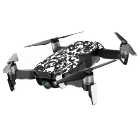 MightySkins DJMAVAIMIN-Black Damask Skin for DJI Mavic Air Drone-DJI Mavic Air Skin