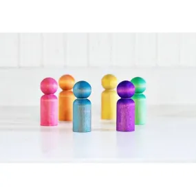 Montessori Rainbow Peg Dolls
