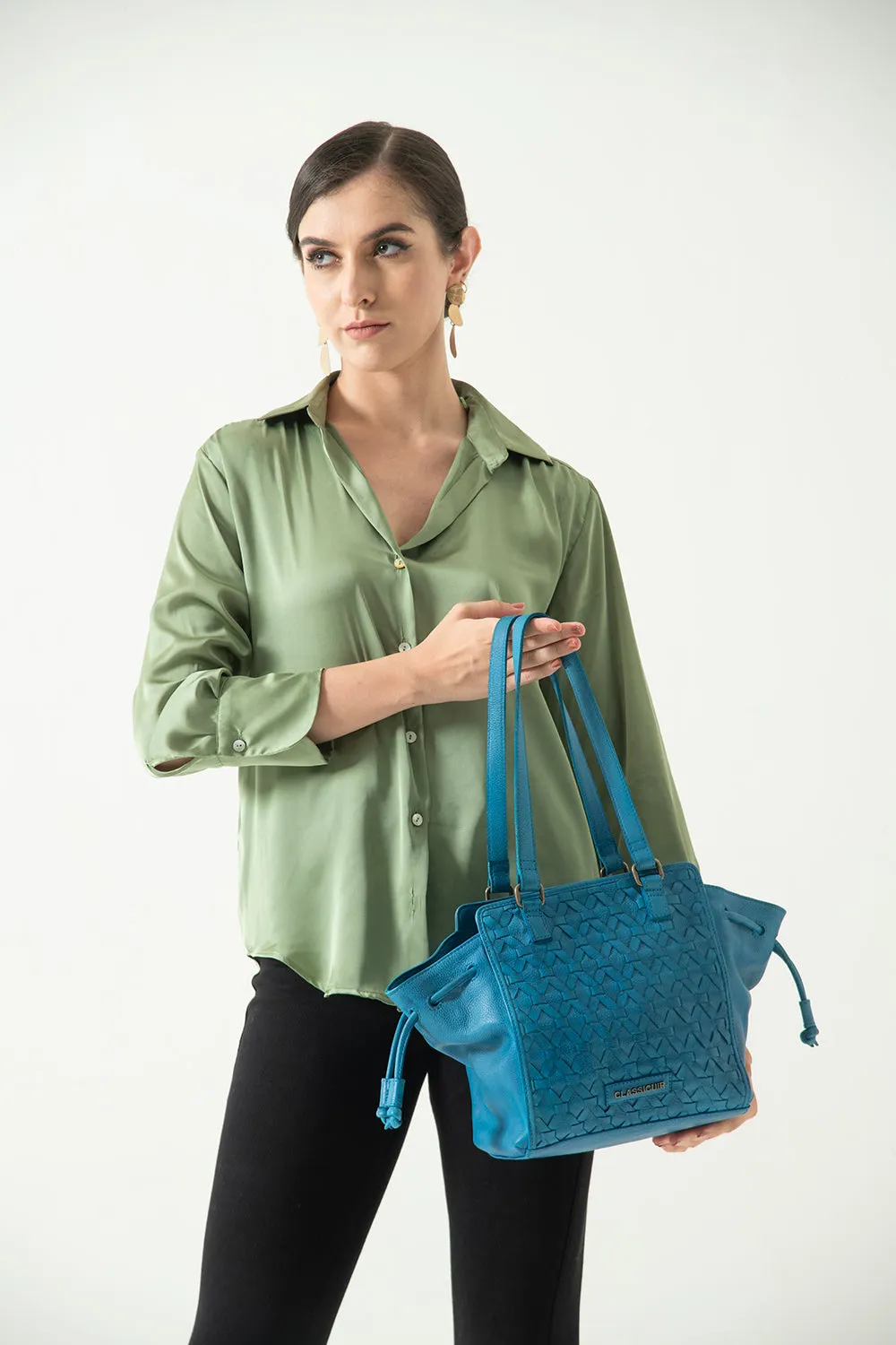 Nantes Cross Weave Hobo Bag