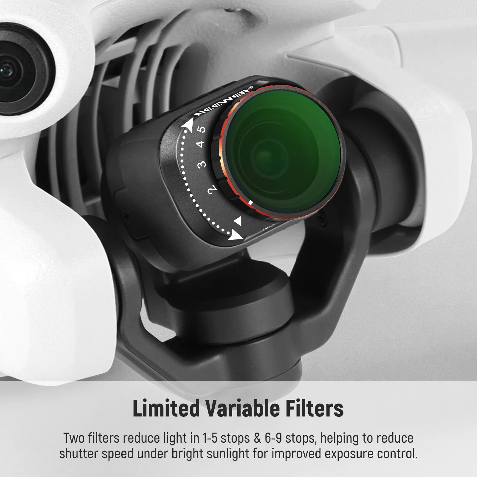 NEEWER 4 Pack Variable ND Filter Set compatible with DJI Mini 4 Pro