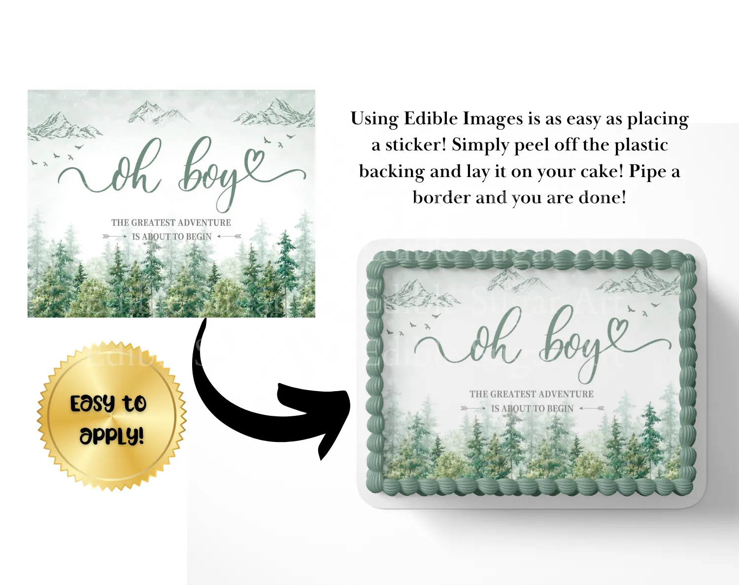 OH BOY Baby Shower, Adventure Awaits Baby Shower Cake Topper,  Adventure is about to begin Baby shower. Let The Adventure Begin Baby Shower,  Adventure baby shower