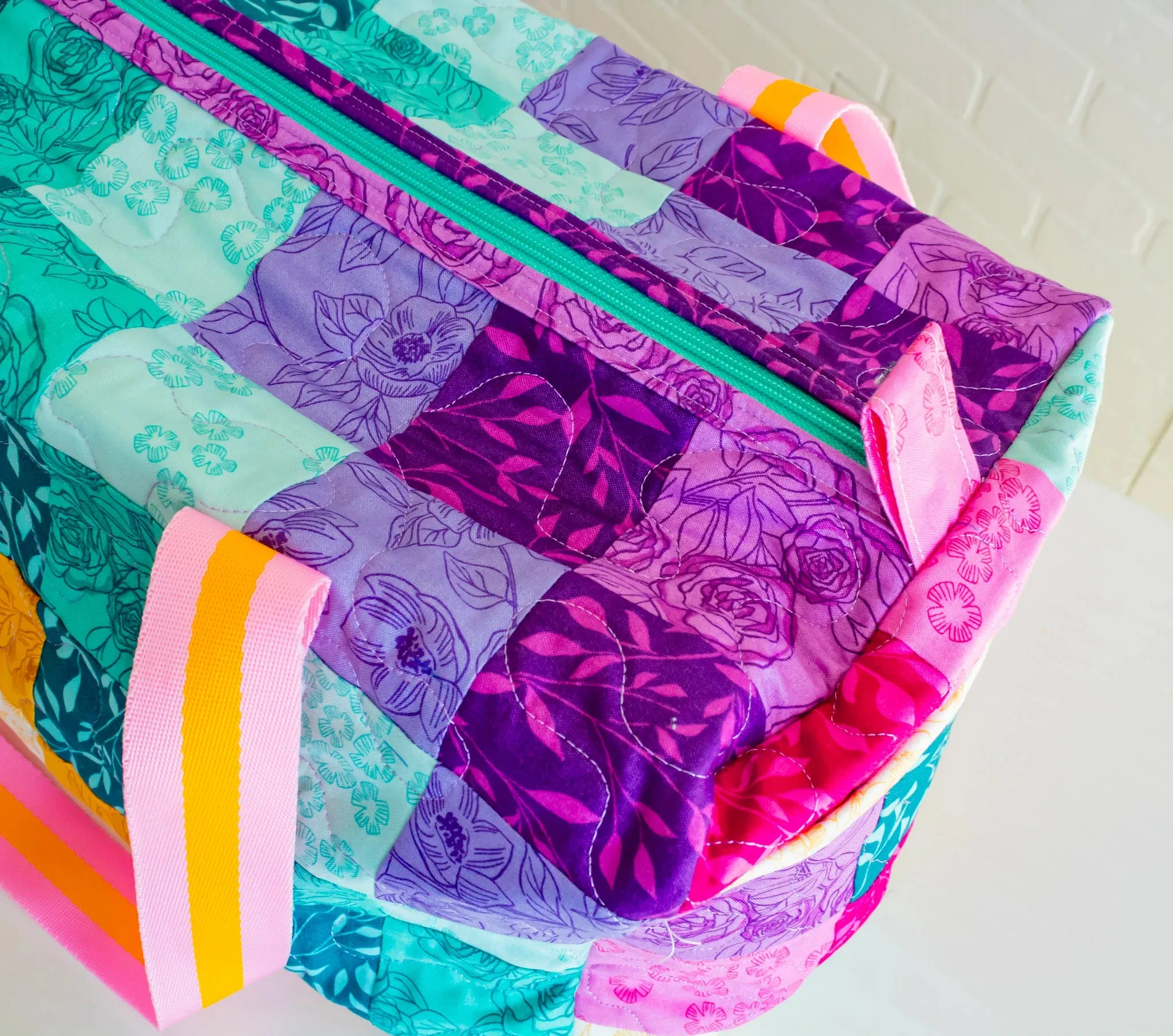 Patchwork Duffle Mini Kit- Coral