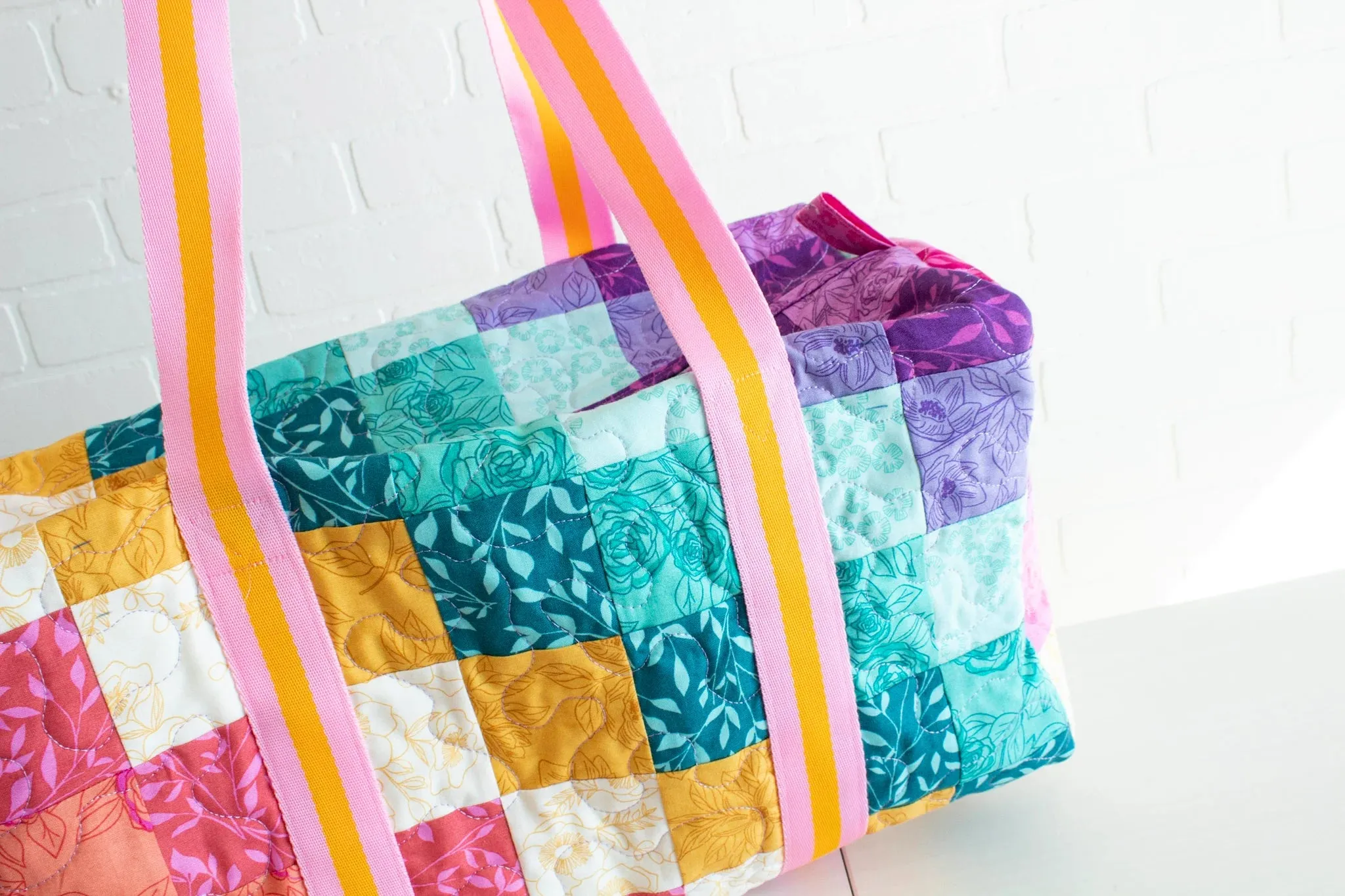 Patchwork Duffle Mini Kit- Coral