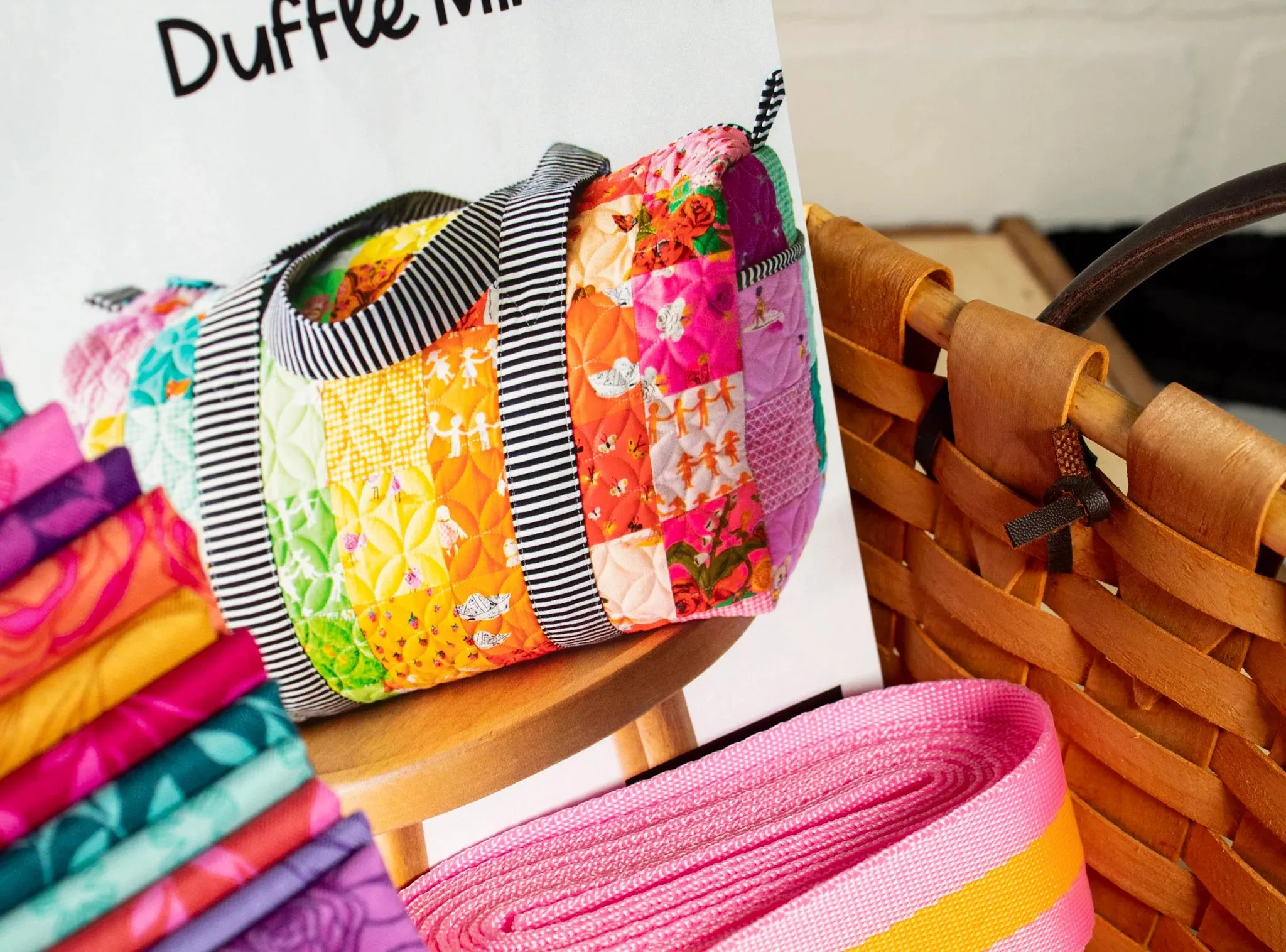 Patchwork Duffle Mini Kit- Coral