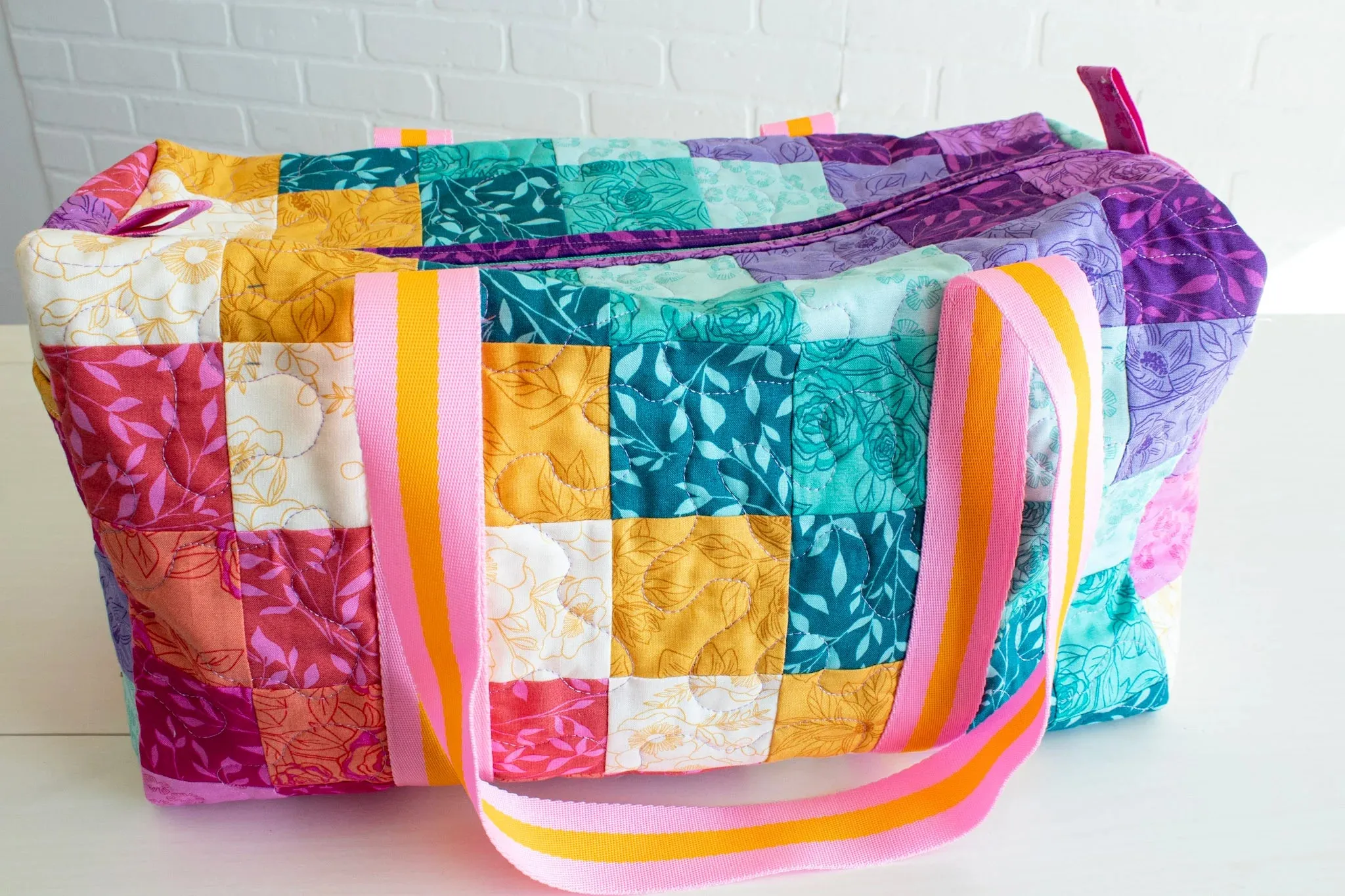 Patchwork Duffle Mini Kit- Coral