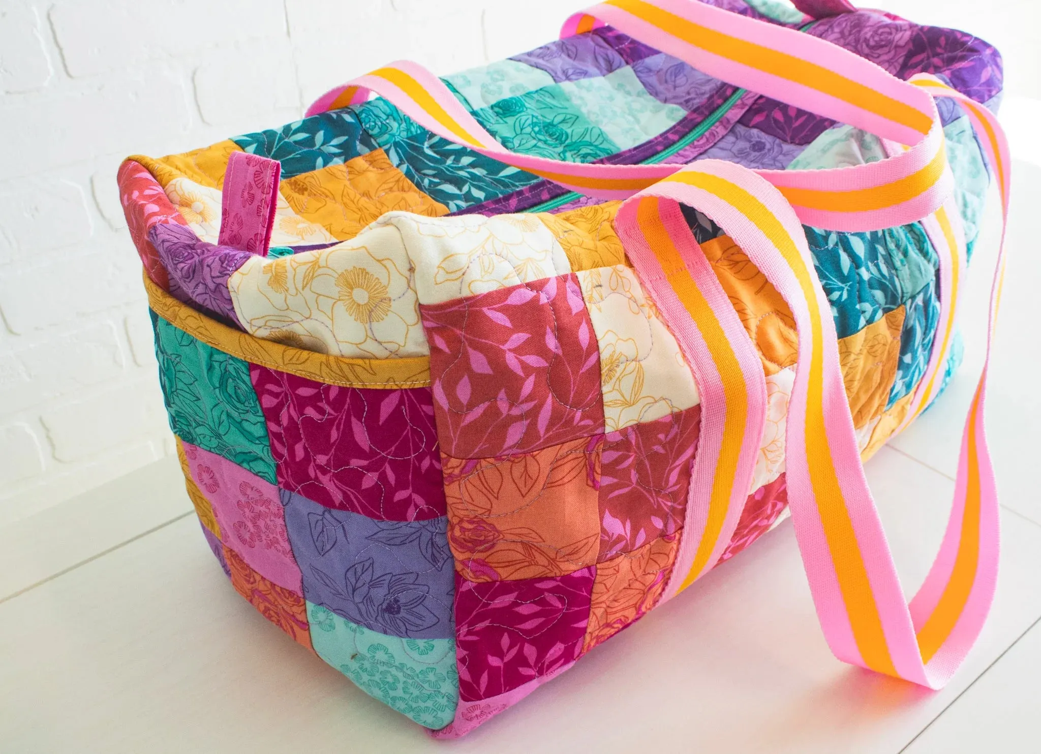 Patchwork Duffle Mini Kit- Coral