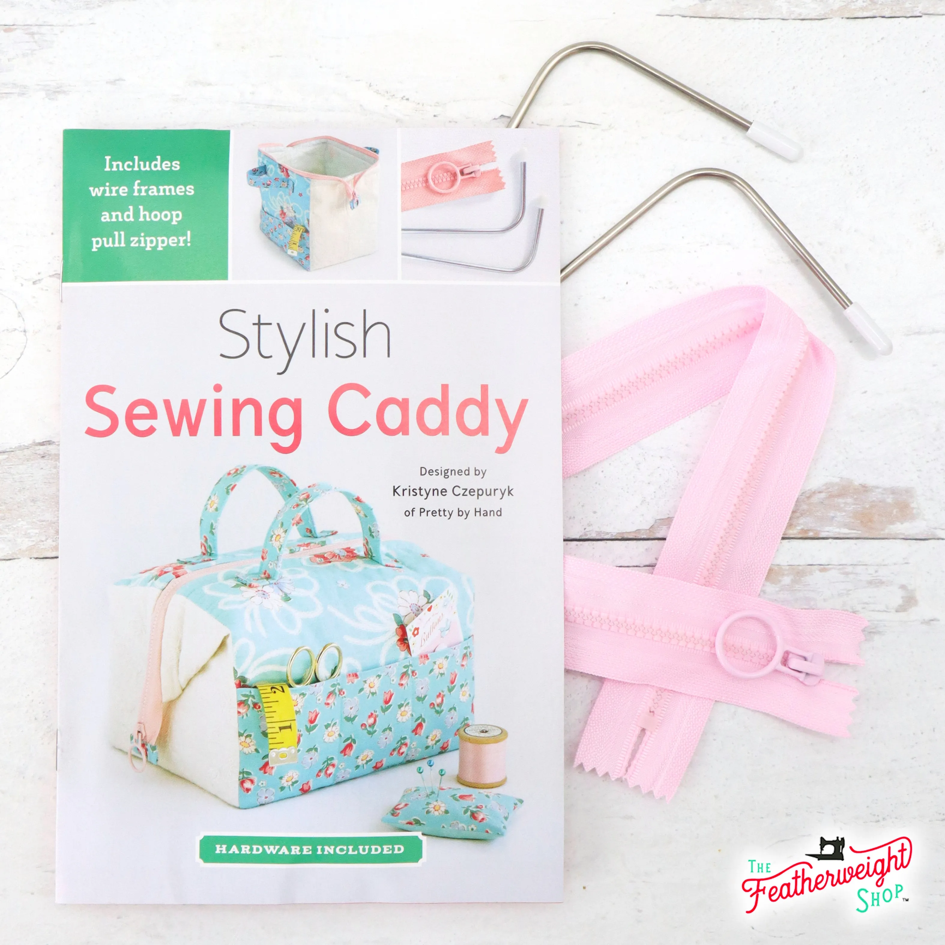 PATTERN, Stylish SMALL Sewing Caddy   Hardware Kit